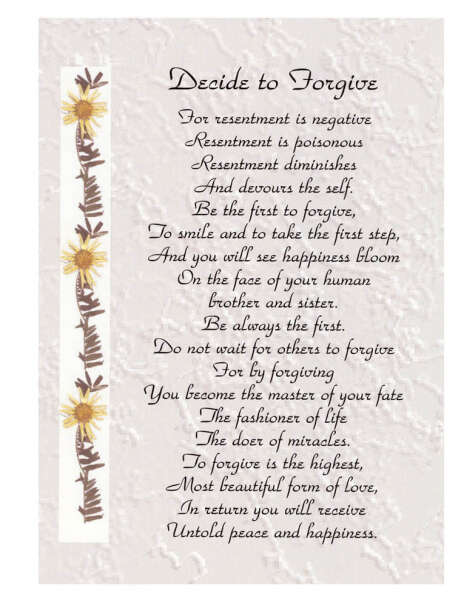 Decide to Forgive