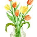 TULIPS IN A VASE